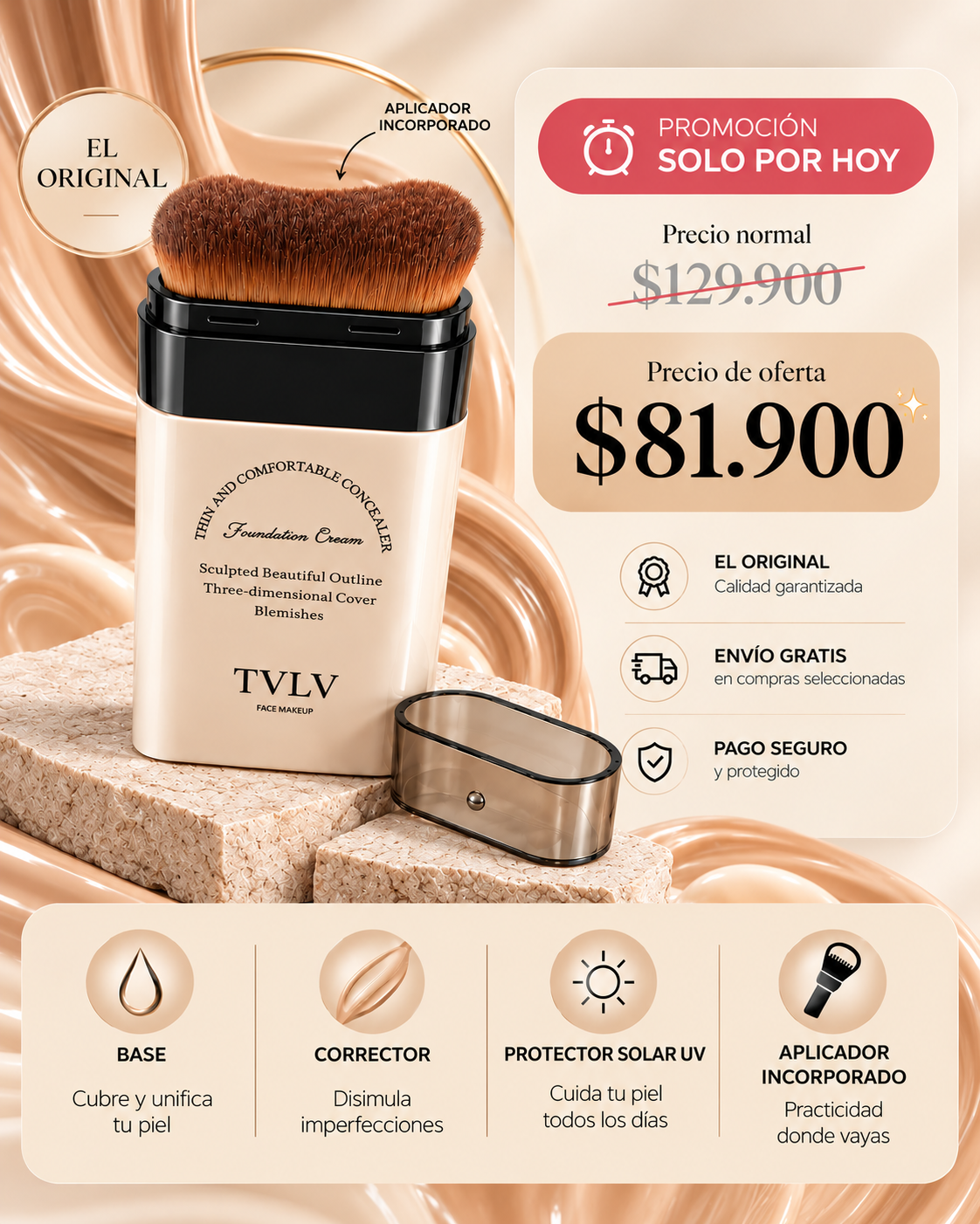 Base Corrector Tvlv 3 En 1